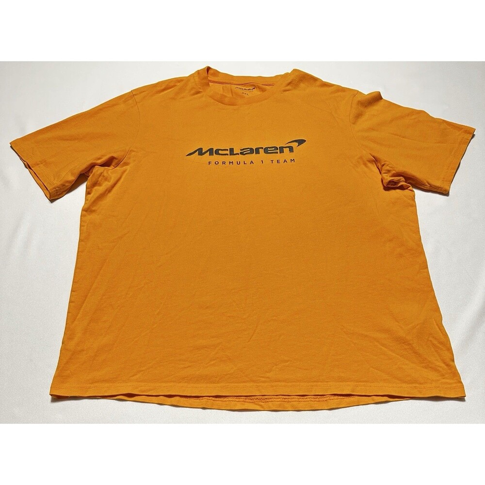 Castore McLaren F1 Team Shirt Adult Size 3XL XXXL Formula One Racing Tee Orange
